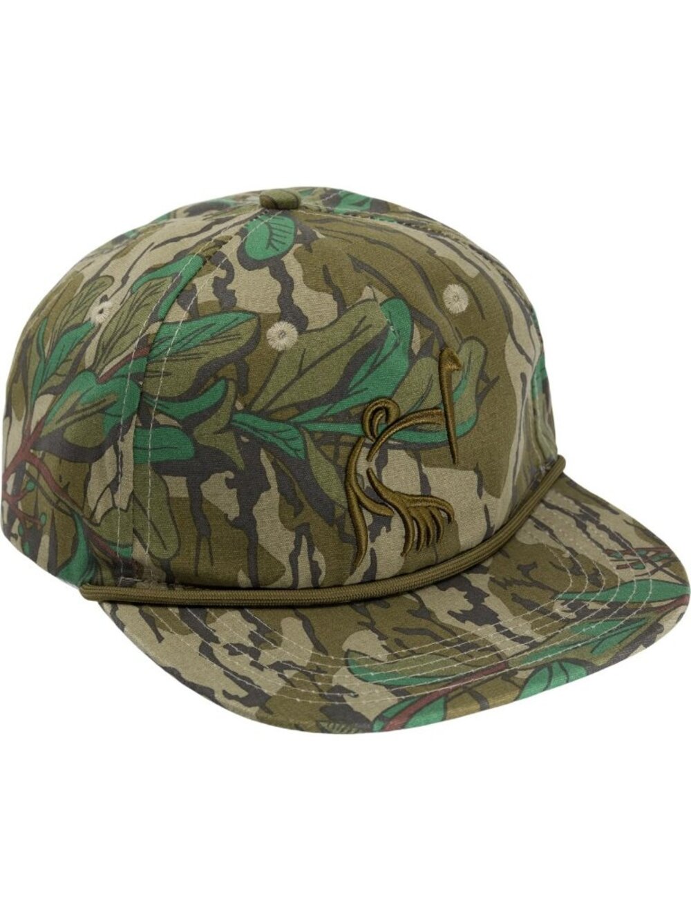 Mid Crown Cotton/Polyester Blend Rope Hat | Adjustable Back Strap & Brass Buckle